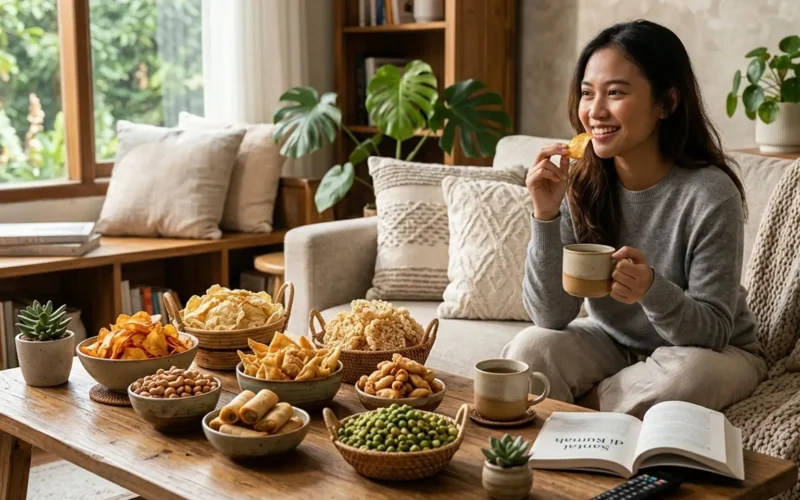 camilan gurih ringan seperti Kaeju