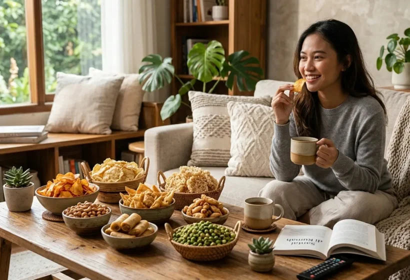 camilan gurih ringan seperti Kaeju