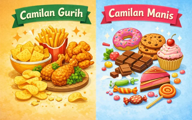 camilan gurih seperti Kaeju