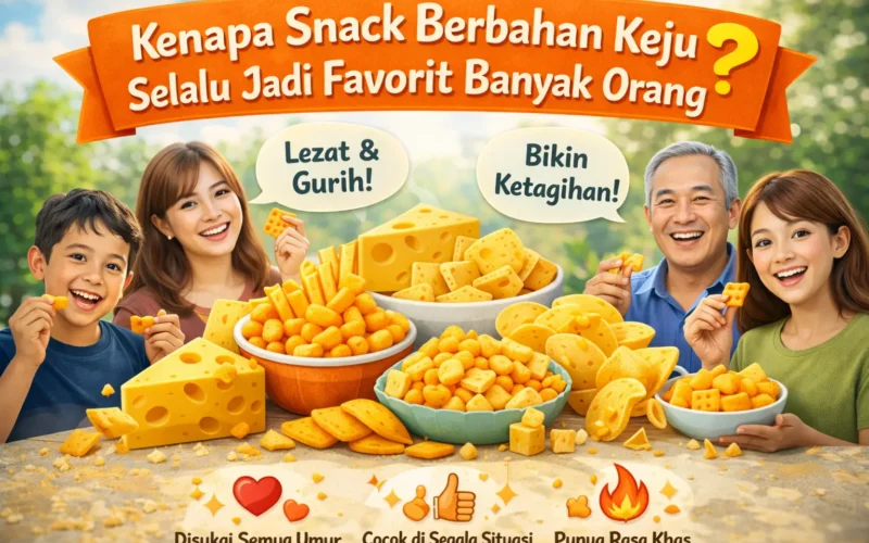 snack berbahan keju seperti Kaeju