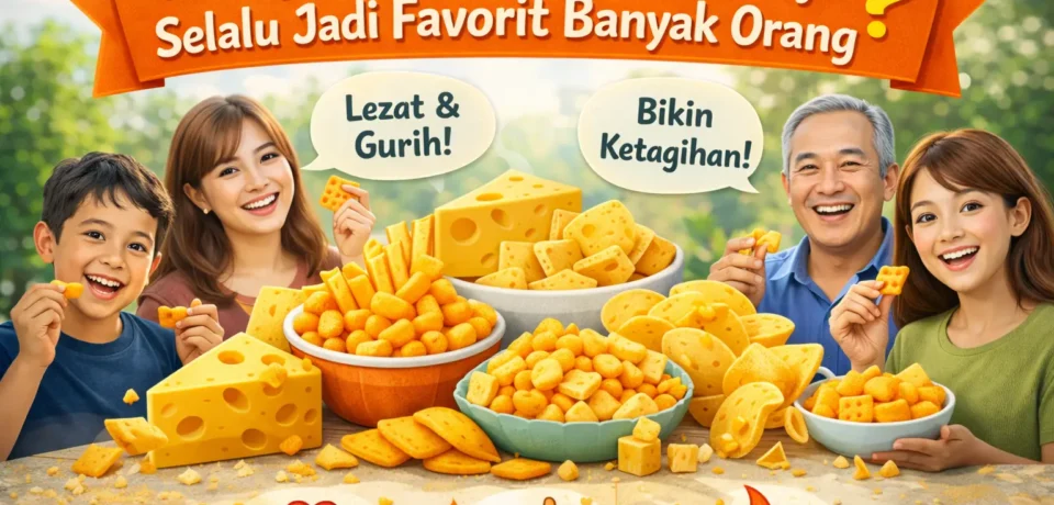 snack berbahan keju seperti Kaeju